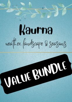 Preview of Kaurna bundle - weather, landscape & seasons