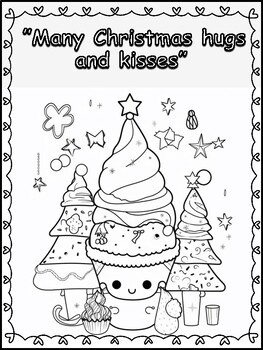 Kawaii Winter and Christmas Adult Coloring Book : A Winter