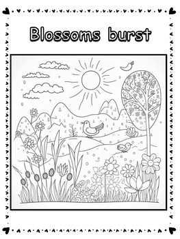 Summer Coloring Pages Coloring Sheets Spring Coloring Book for Kids 