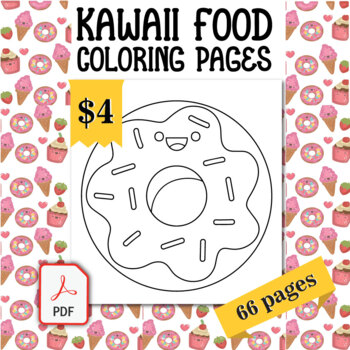 kawaii coloring sheets teaching resources teachers pay teachers