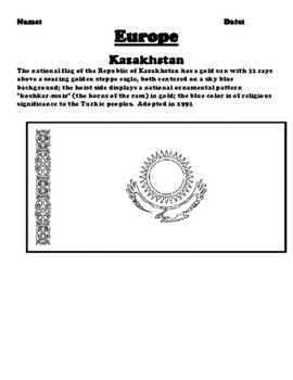 Flag of Kazakhstan, Meaning, Colors & History