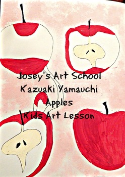 Preview of Kazuaki Yamauchi Art Lesson Apples Illustration 1st-4th Grade Writing Activity
