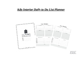 Kdp Interior Daily to Do List Planner.