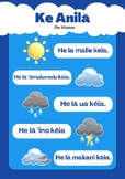 Ke Anilā (Weather) Poster - Hawaiian language Hawaiian Stu