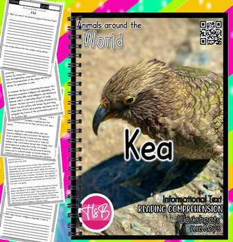 Preview of Kea | Worksheets | Animals Around The World | Science | Nature