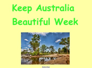Preview of Keep Australia Beautiful Week - Recycling