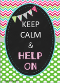 Keep Calm Theme Helper Bulletin Board