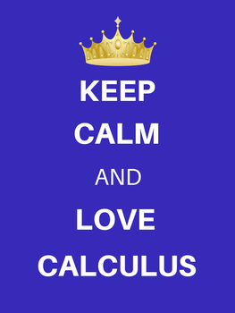 Preview of Keep Calm and Love Calculus