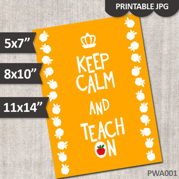 Preview of Keep Calm and Teach On