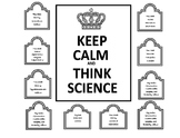 Keep Calm and Think Science Poster