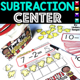 Subtraction Game within 10 Math Center