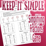 Keep it Simple - Simplifying Fractions Game