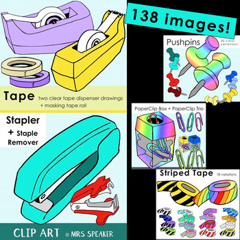Preview of Keep it together clipart: drawings of fasteners