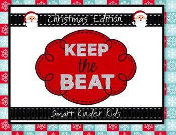 Preview of Keep the Beat!  Christmas Edition - A Snazzy Smartboard Template