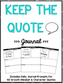 Keep the Quote Journal