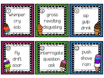 Keeping Cool With Shades Of Meaning By Loving First Grade Tpt