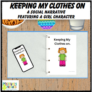 Preview of Keeping My Clothes On - featuring a girl character