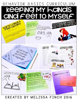 Preview of Keeping My Hands and Feet to Myself- Behavior Basics Program