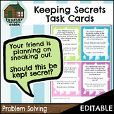 Keeping Secrets Task Cards | Problem Solving Activity (Gr.