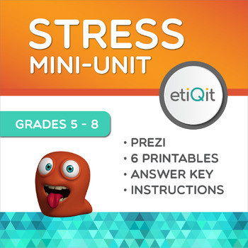 Preview of Stress Management | Mental Health Mini-Unit | Prezi & Printable Activities