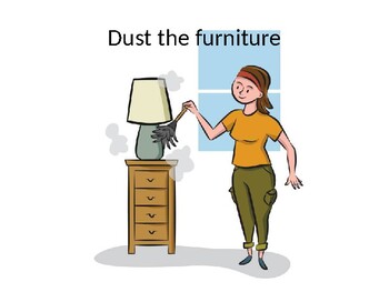 dust furniture clipart