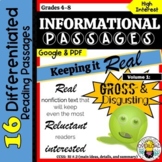 Keeping it Real: Nonfiction 'gross & disgusting' reading t