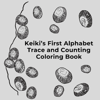 Preview of Keiki’s First Alphabet Trace & Counting Coloring Book