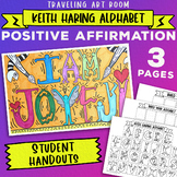 Keith Haring Art Project: Positive Affirmation Alphabet