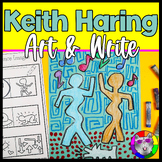 Keith Haring Art and Writing Prompt Worksheets, Art & Write