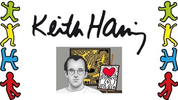Preview of Keith Haring Information PowerPoint - Looking and Responding to an Artist's Work