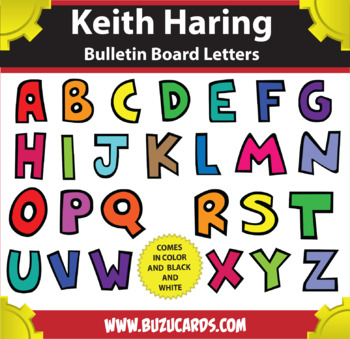 Preview of Keith Haring Letters A-Z