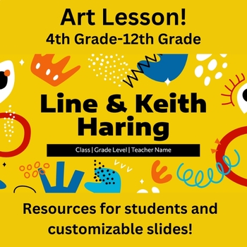 Preview of Keith Haring Line Lesson Plan