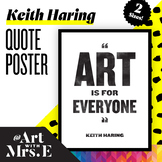 Keith Haring Quote || POSTER