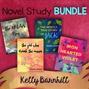Preview of Kelly Barnhill Novel Study BUNDLE (4 Novel Studies)