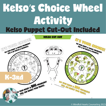 Preview of Kelso's Choices Activity - Puppet Cut-Out Included