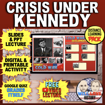 Preview of Kennedy Cold War | The Bay of Pigs and the Berlin Wall | Digital Learning Pack