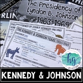 Kennedy and Johnson (1960-1968) PowerPoint & Guided Notes 