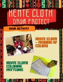 Kente Cloth African Drum Craft