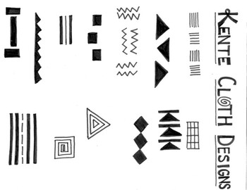 Preview of Kente Cloth Design Ideas for Elementary Students