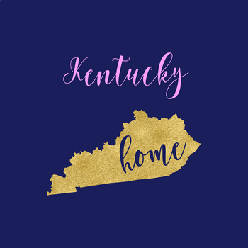 Download Kentucky Clipart Usa State Vector Clipart Kentucky Home Gold Us Clipart