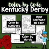 Kentucky Derby ~ Color by Numbers and Sight Words
