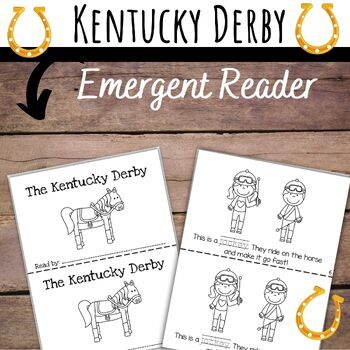 Preview of Kentucky Derby Emergent Reader for Literacy Centers