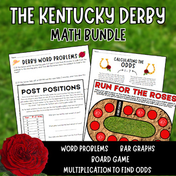 Preview of Kentucky Derby Math Activities Bundle - Printable & Engaging!