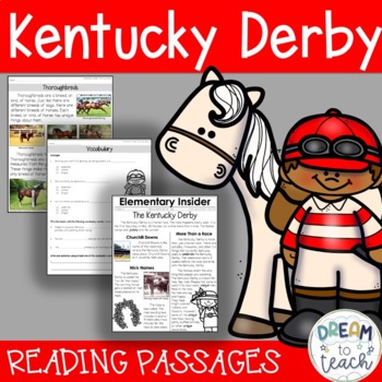 Preview of Kentucky Derby - Reading Passages & Comprehension - PDF & Google Slides