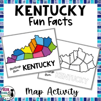 Preview of Kentucky Map Activity | Fun State Facts