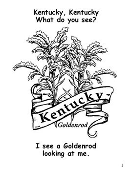 Preview of Kentucky State Symbol Student Book