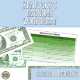 Kentucky's Economy Graphic Organizer Worksheet