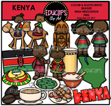 Kenya Clip Art Bundle {Educlips Clipart}