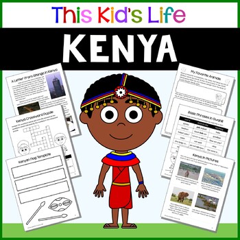 Preview of Kenya Country Study: Reading & Writing + Google Slides/PPT Distance Learning