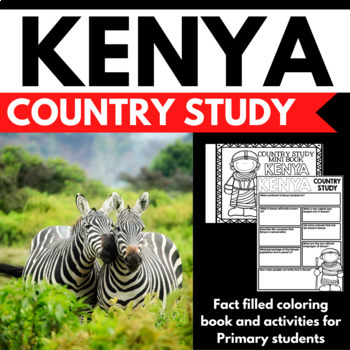 Preview of Kenya Country Study Research Project - Differentiated - Reading Comprehension
